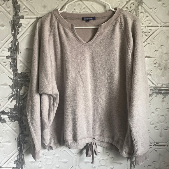 Gray Fuzzy Teddy Bear Inside Out Style 